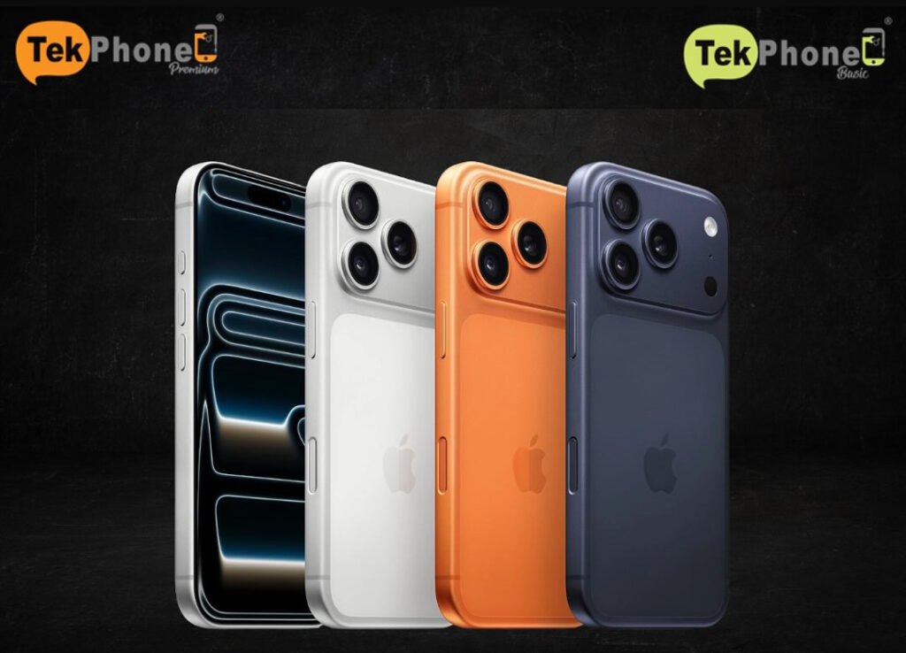 iPhone 17 Pro e Pro Max disponível na TekPhone a partir de 19 de setembro!